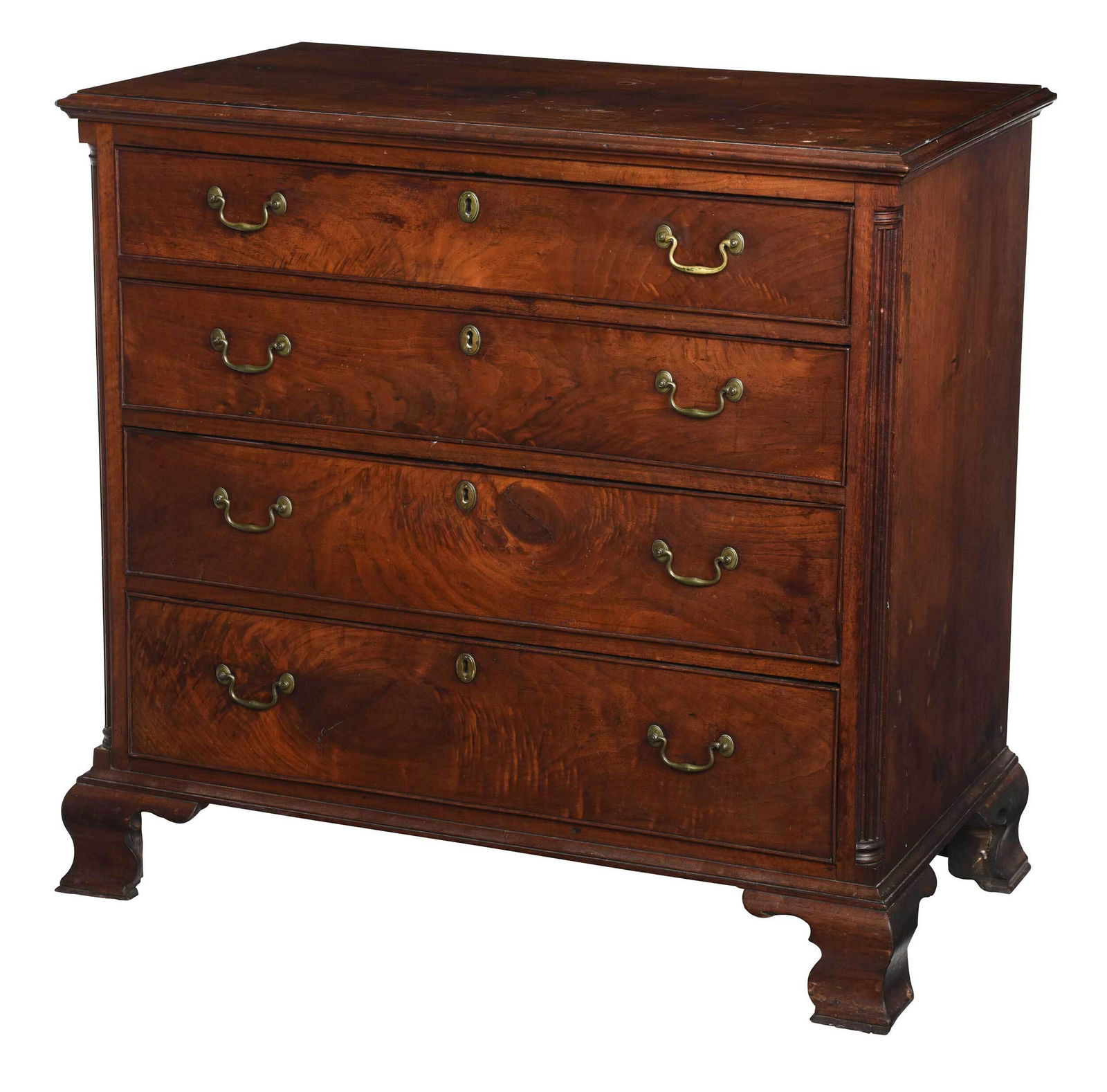 Pennsylvania Chippendale Walnut Chest of Drawers (1 of 11)