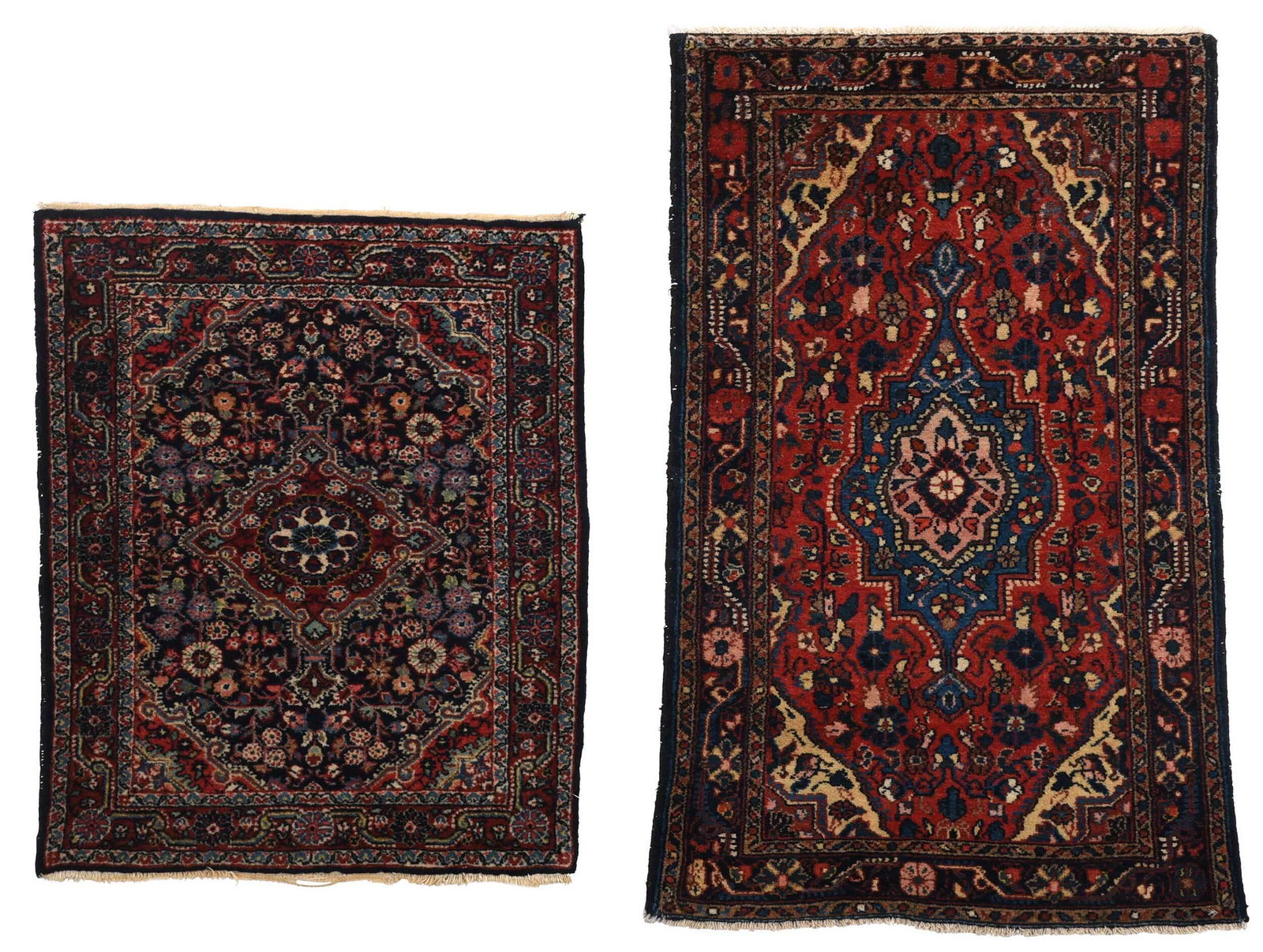 Two Persian Hand Knotted Mats (1 of 8)