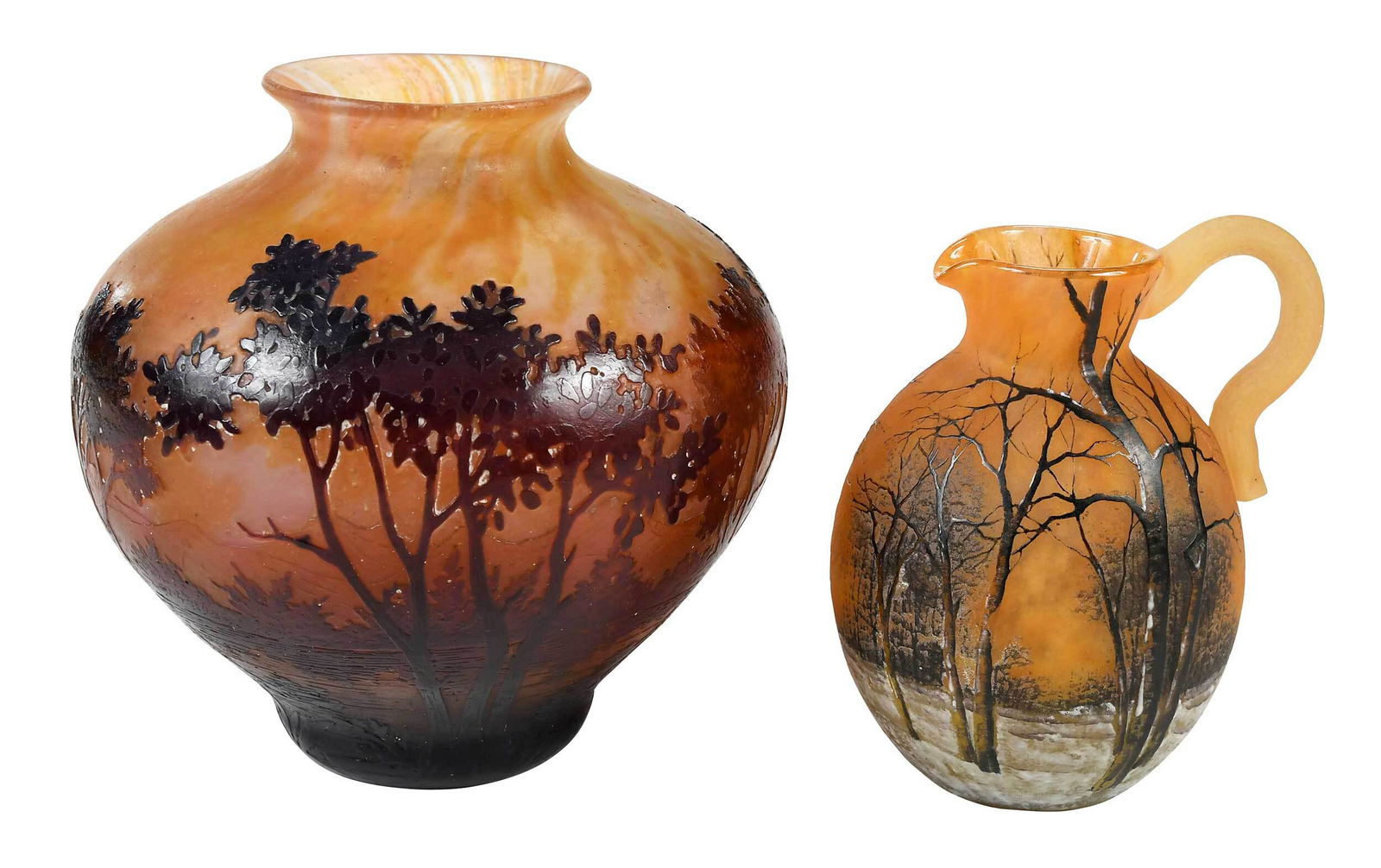 Two Daum Style Glass Table Articles (1 of 8)