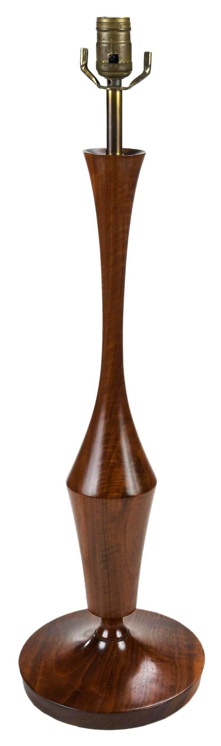 Rude Osolnik Turned Walnut Lamp (1 of 5)