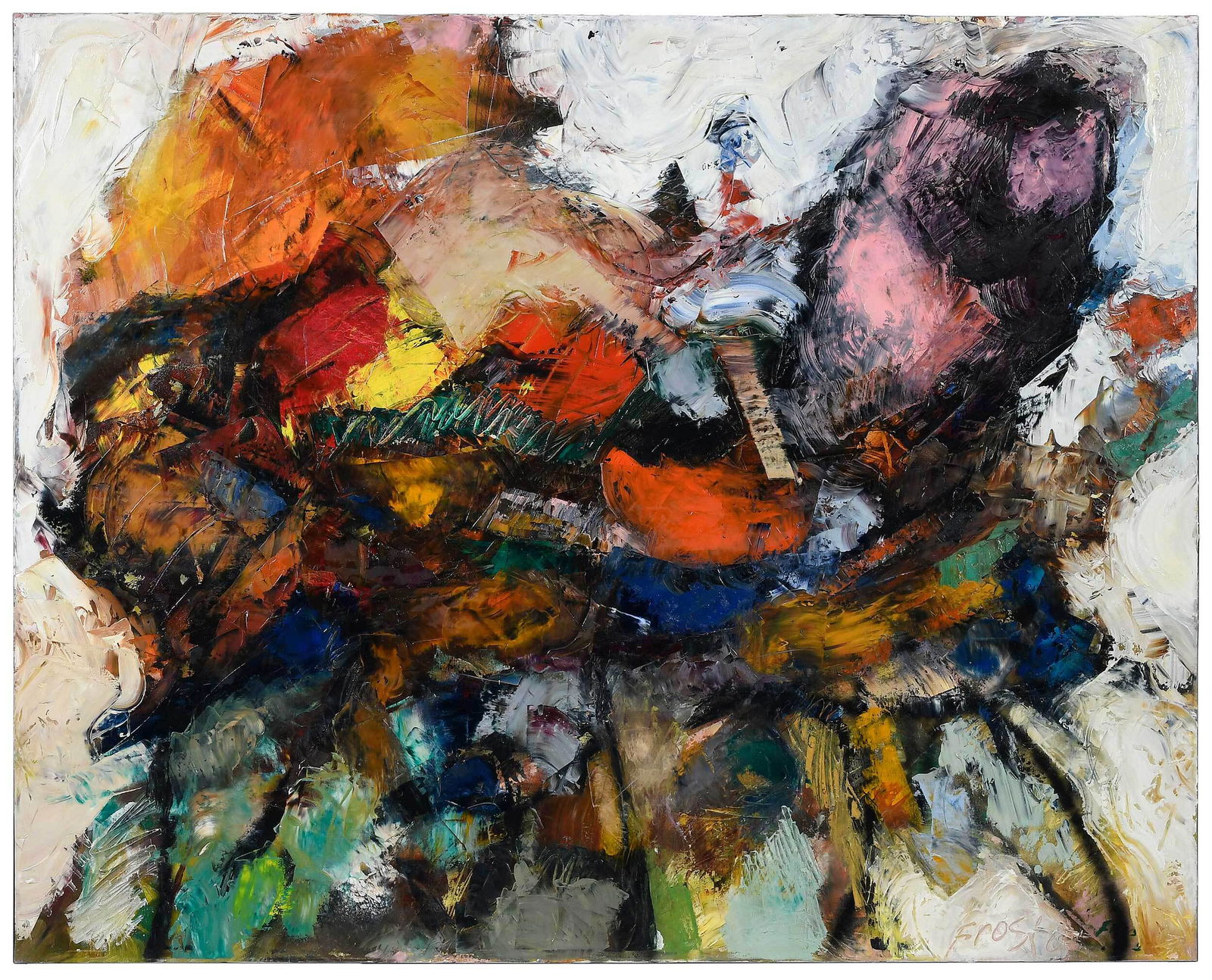 Jerry Lee Frost Abstract Painting (1 of 5)