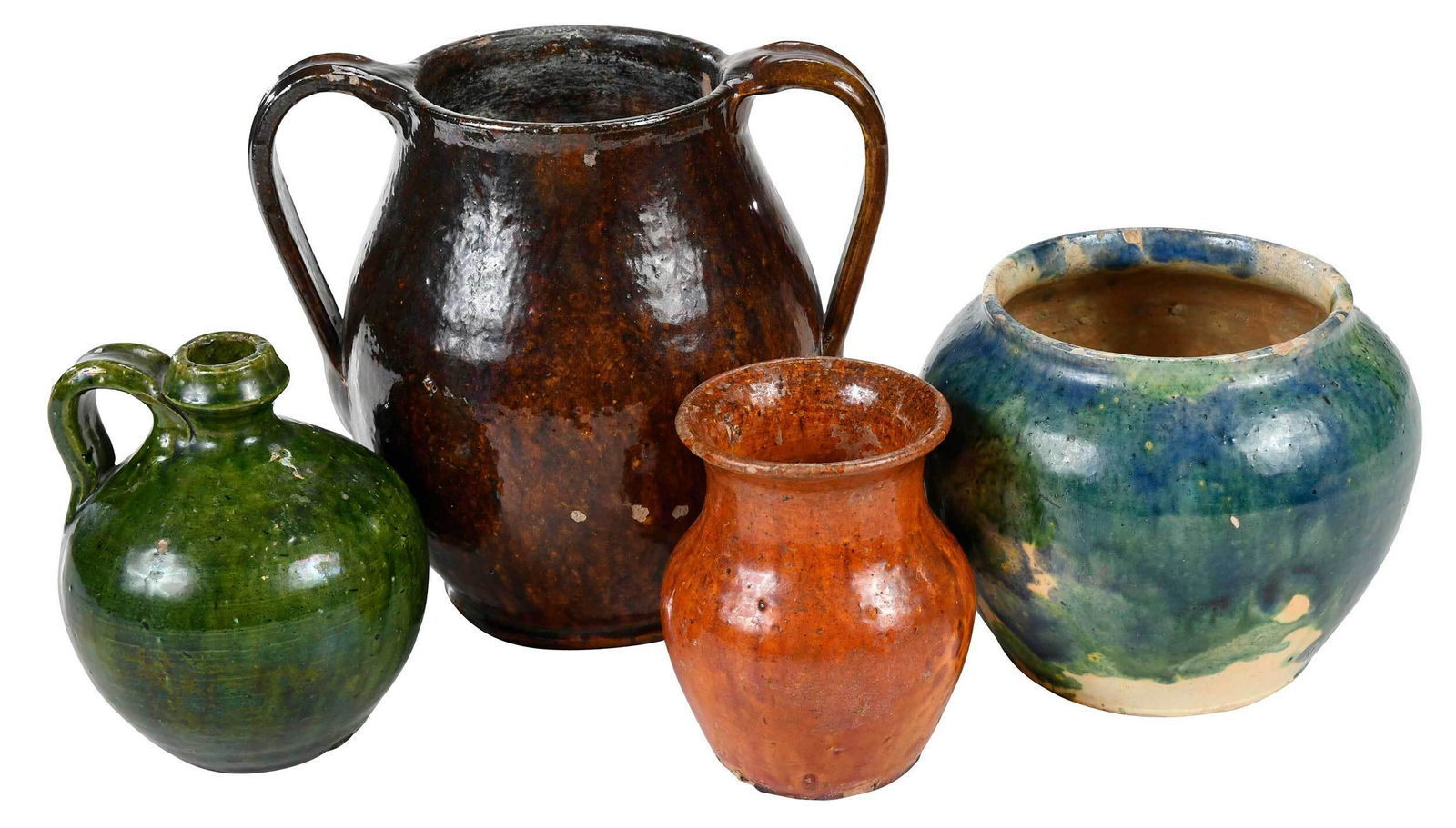 Four Pieces of Log Cabin Pottery (1 of 7)