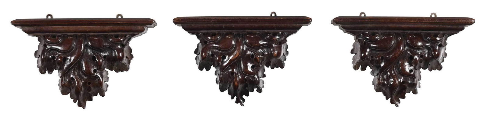 Three Wood Wall Brackets (1 of 5)