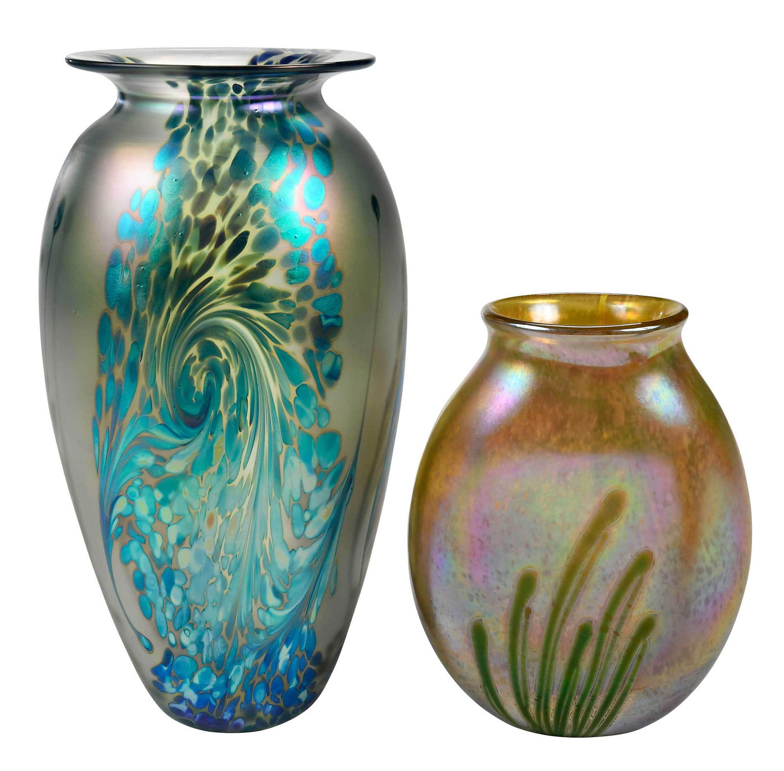 Two Eickholt Art Glass Vases (1 of 14)