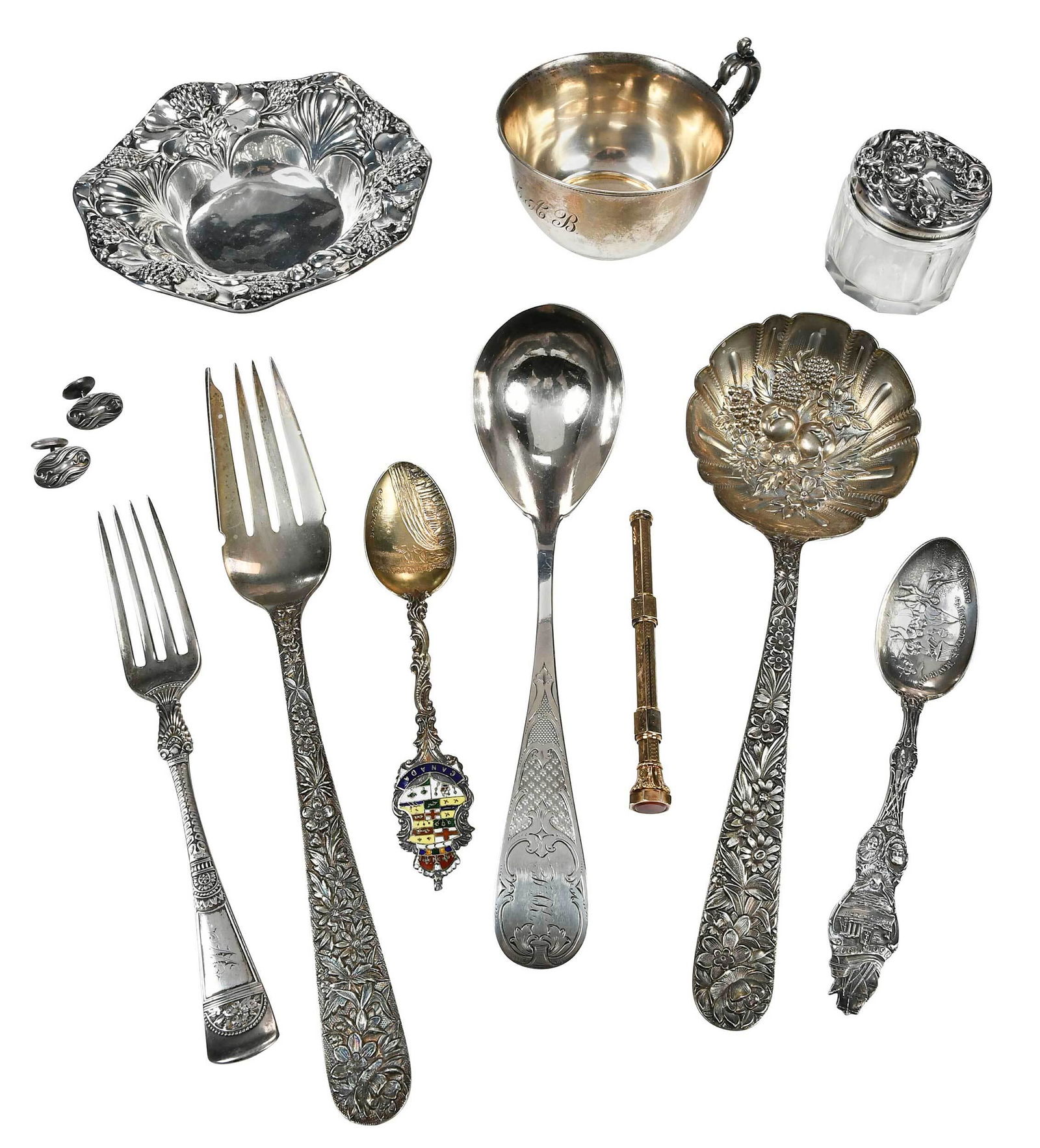 25 Silver Table Items (1 of 10)