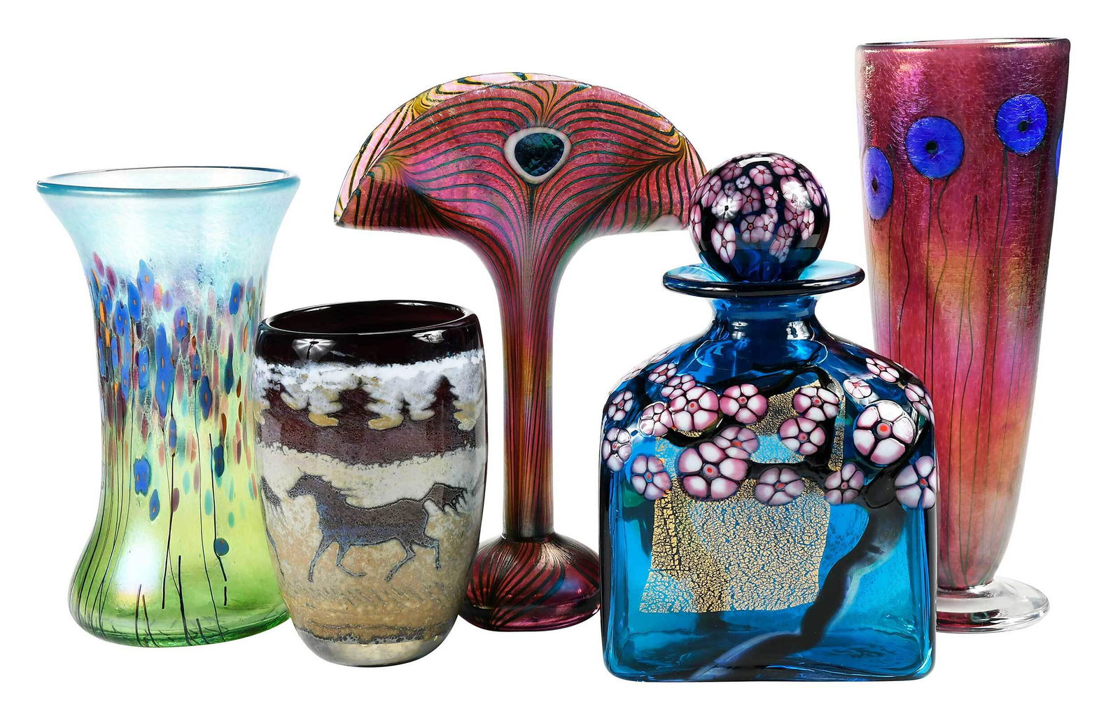 Five Robert Held Art Glass Table Articles (1 of 13)