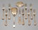 1039: Ten Pieces Silver Flatware
