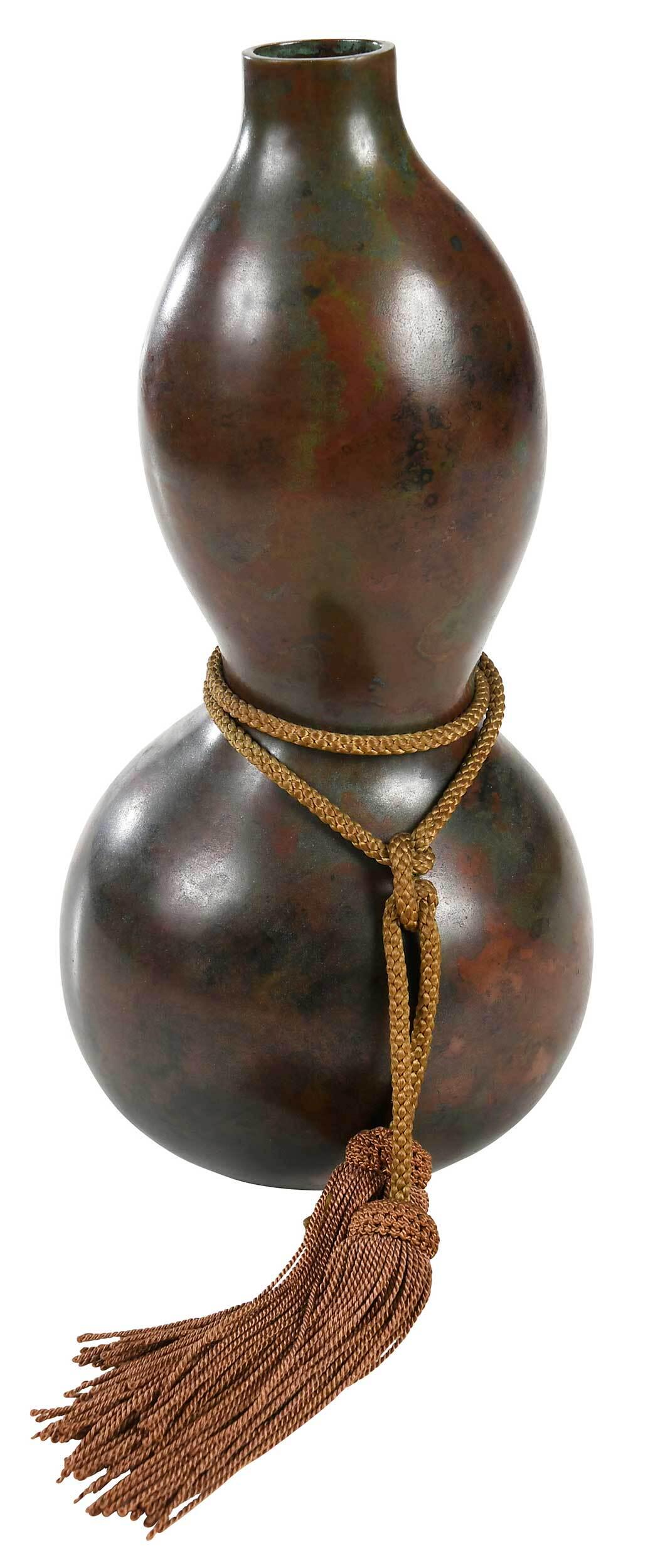 Chinese Bronze Double Gourd Vase (1 of 7)