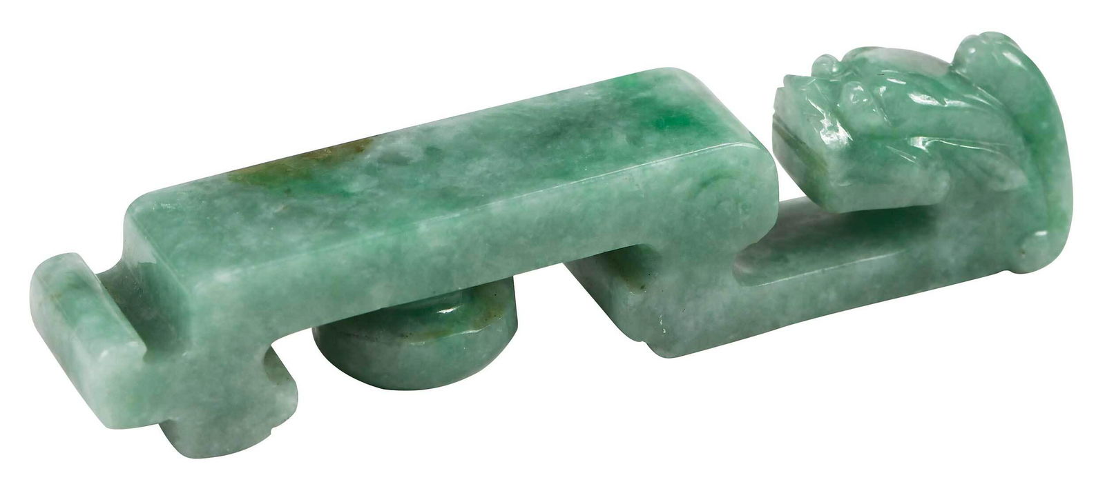 Chinese Jadeite Belt Hook (1 of 10)
