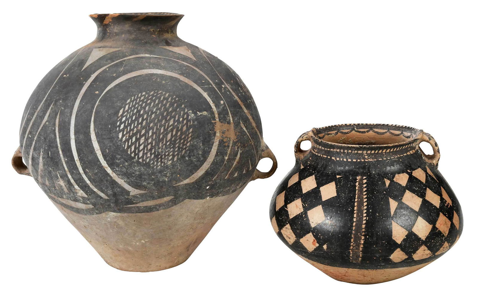 Two Chinese Neolithic Painted Pots (1 of 11)