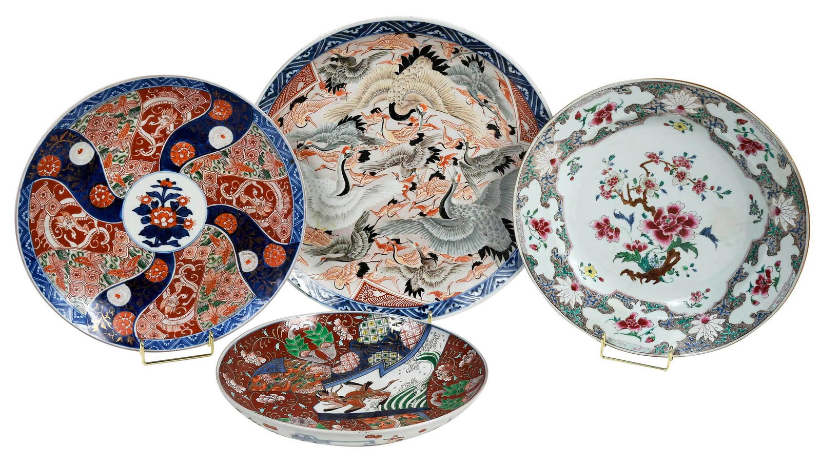 Four Large Imari Dishes (1 of 14)