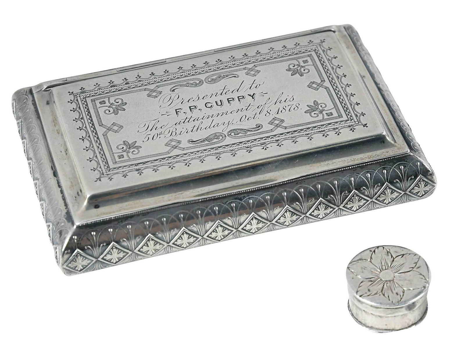 Whiting Sterling Box and Silver Patch Box (1 of 10)