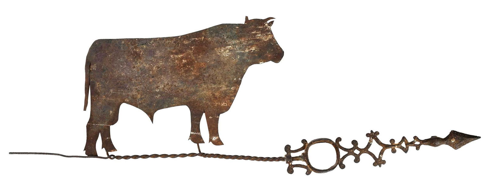 Small Metal Bull Weathervane (1 of 4)