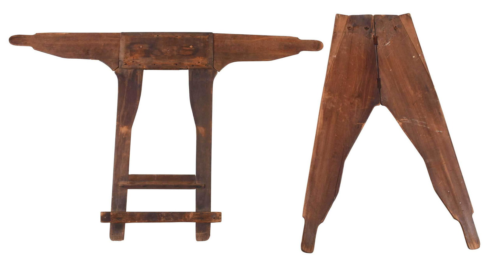 Two Carved Wood Long John's Stretchers (1 of 7)