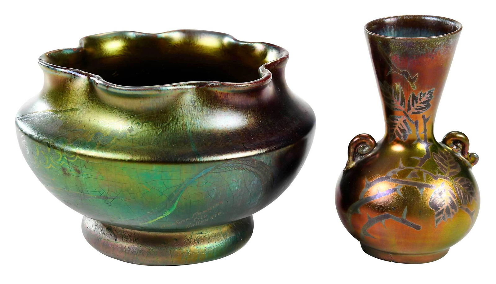 Two Jerome Massier Art Nouveau Table Objects (1 of 10)