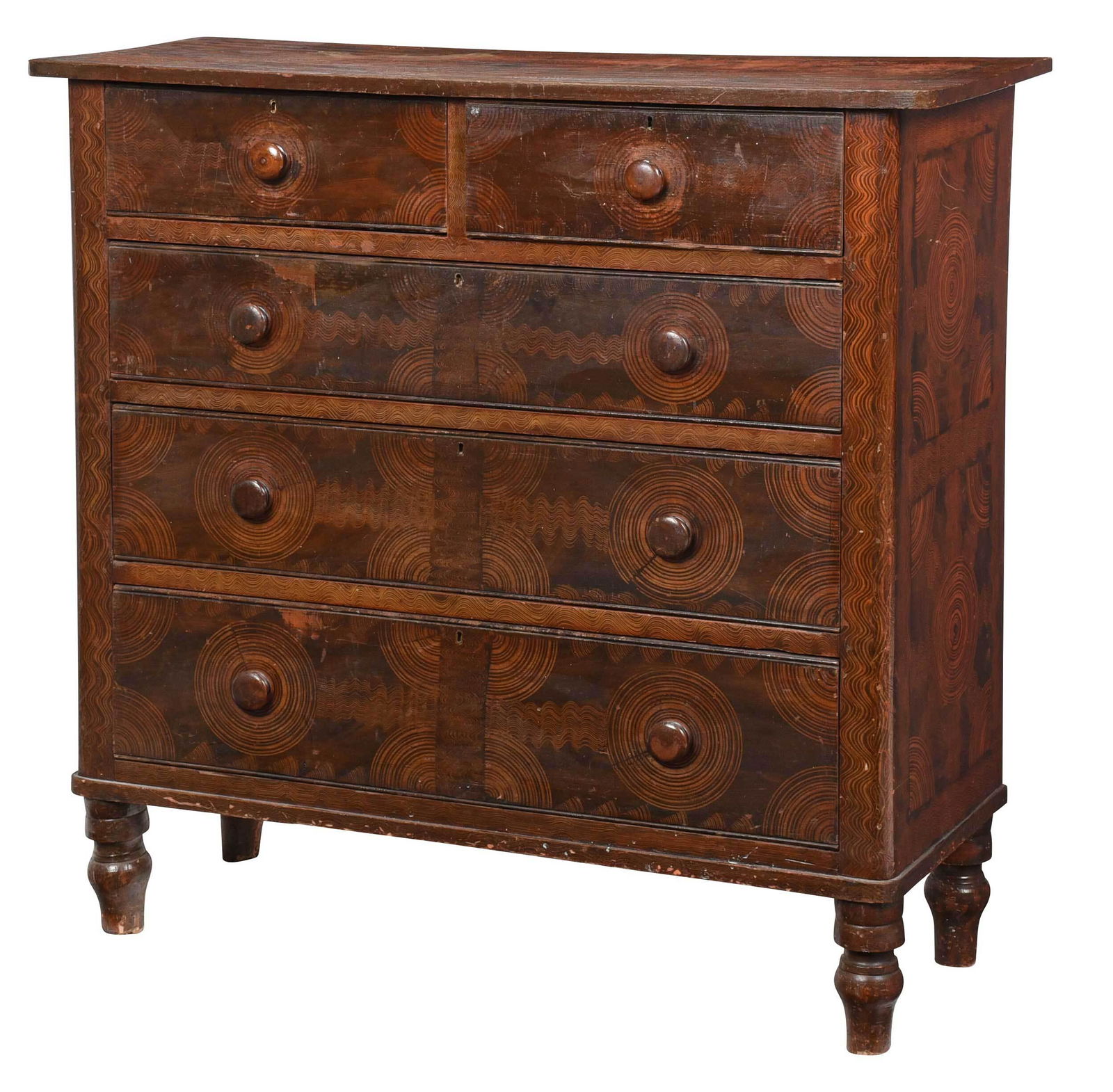 Karsten Peterson Paint Decorated North Carolina Chest (1 of 8)