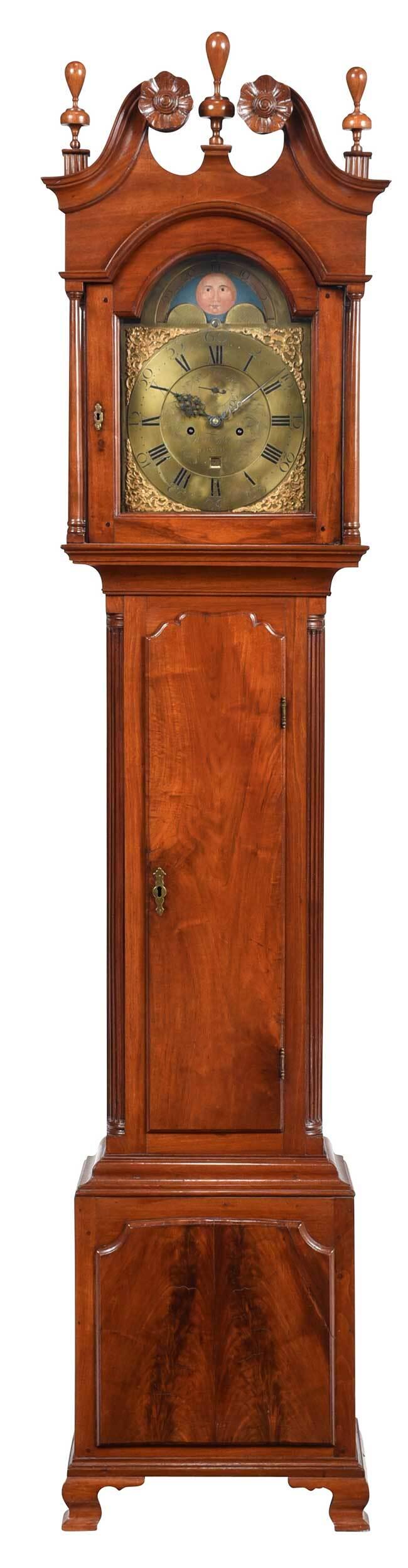 Fine New Jersey Chippendale Walnut Tall Case Clock (1 of 20)
