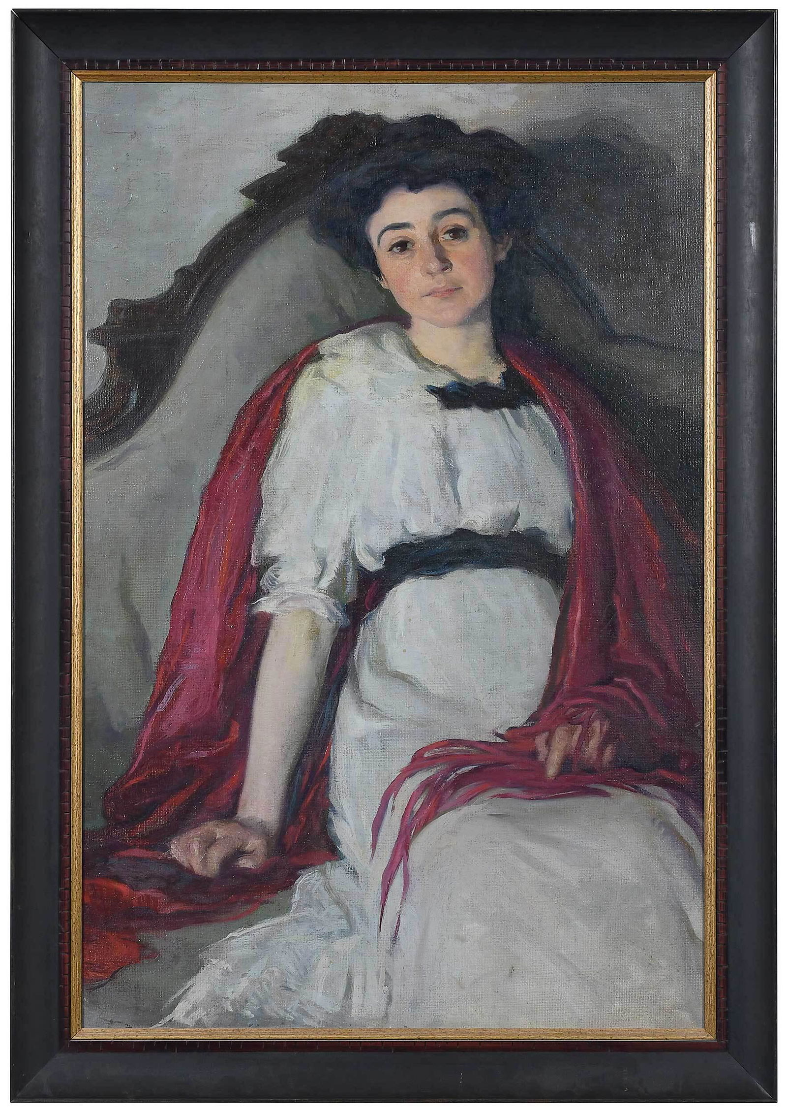 Boston School Lady in White (1 of 8)