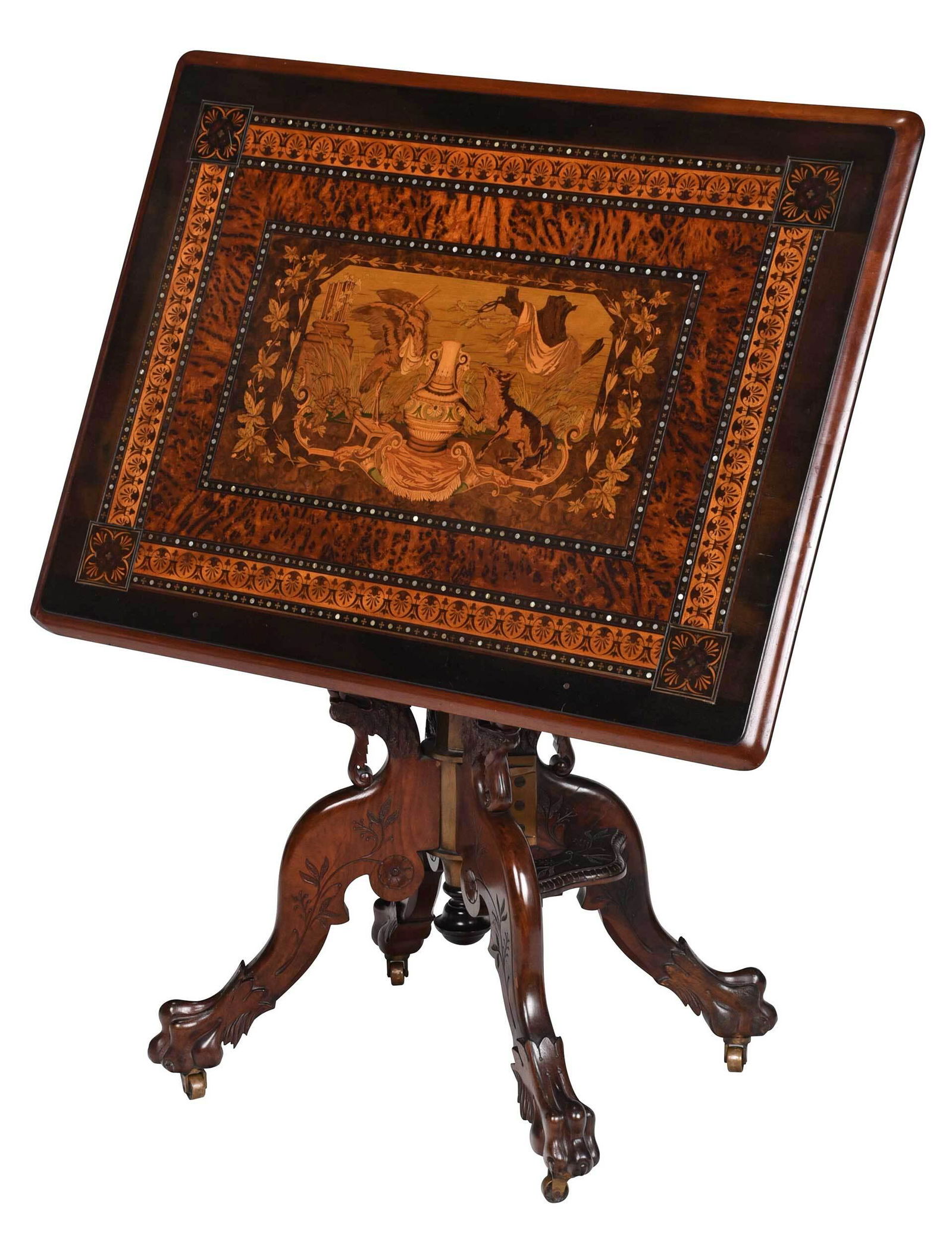 Fine Aesthetic Movement Adjustable Draftsman's Table (1 of 11)