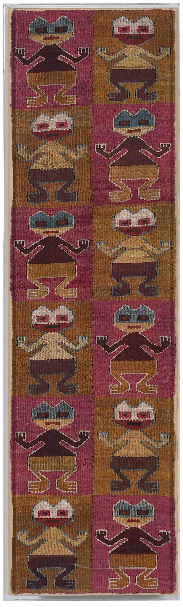Framed Peruvian Nazca Style Textile (1 of 5)