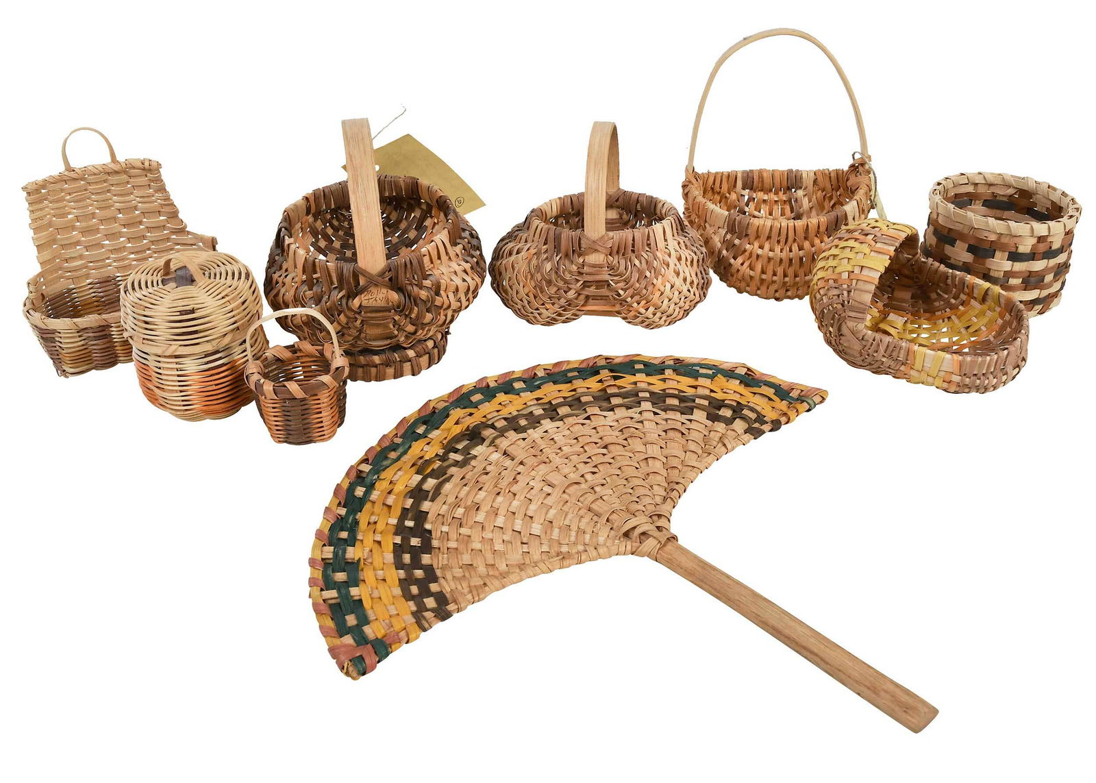 Large Group of Cherokee Baskets and Other (1 of 7)