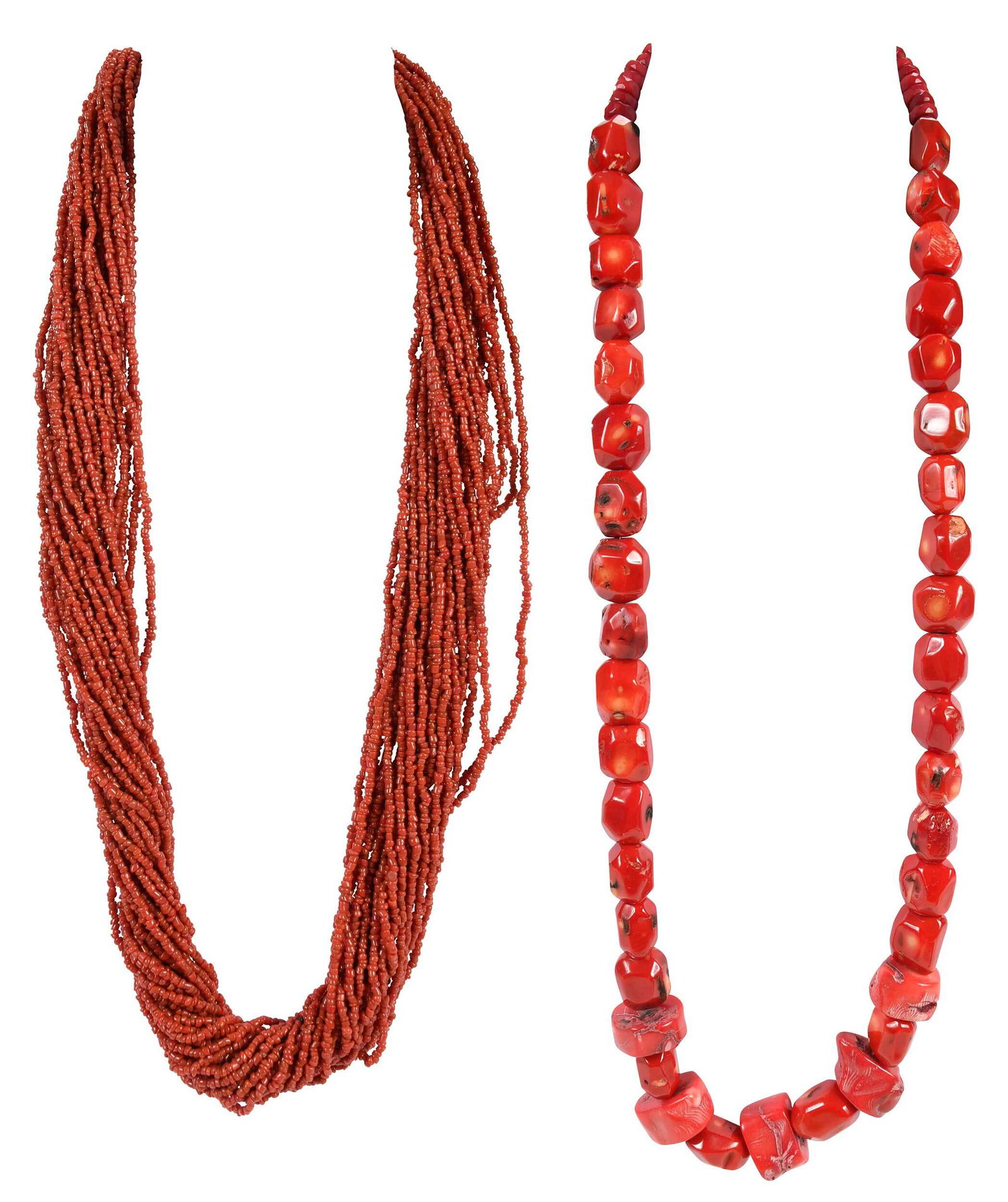 Two Coral Necklaces (1 of 5)