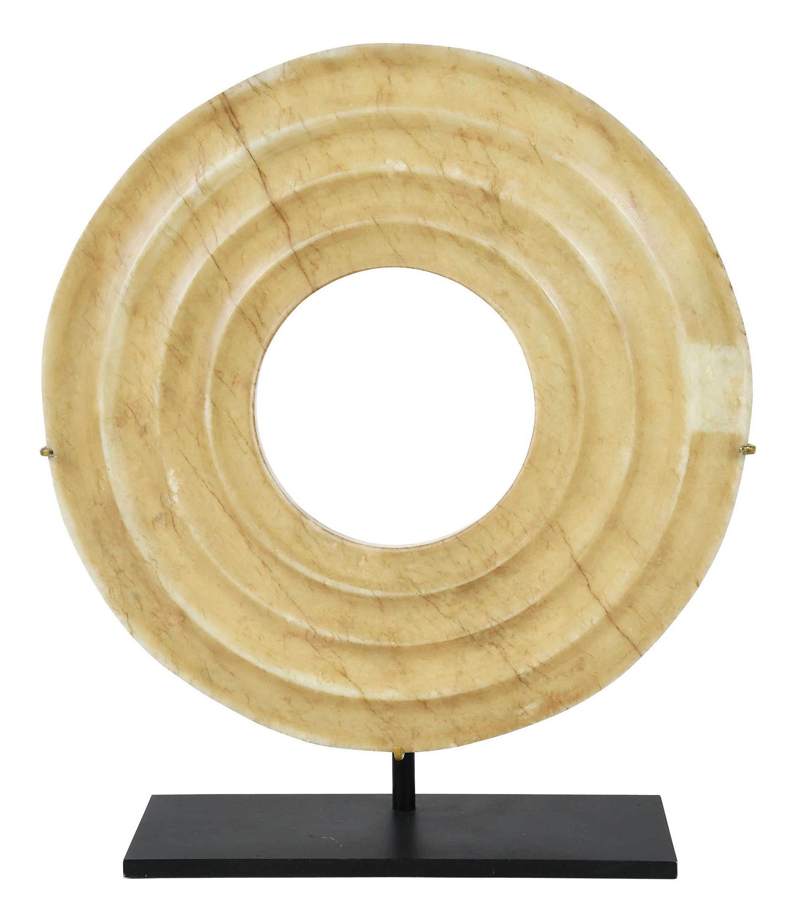Chinese Carved Jade Bi Disc on Stand (1 of 16)