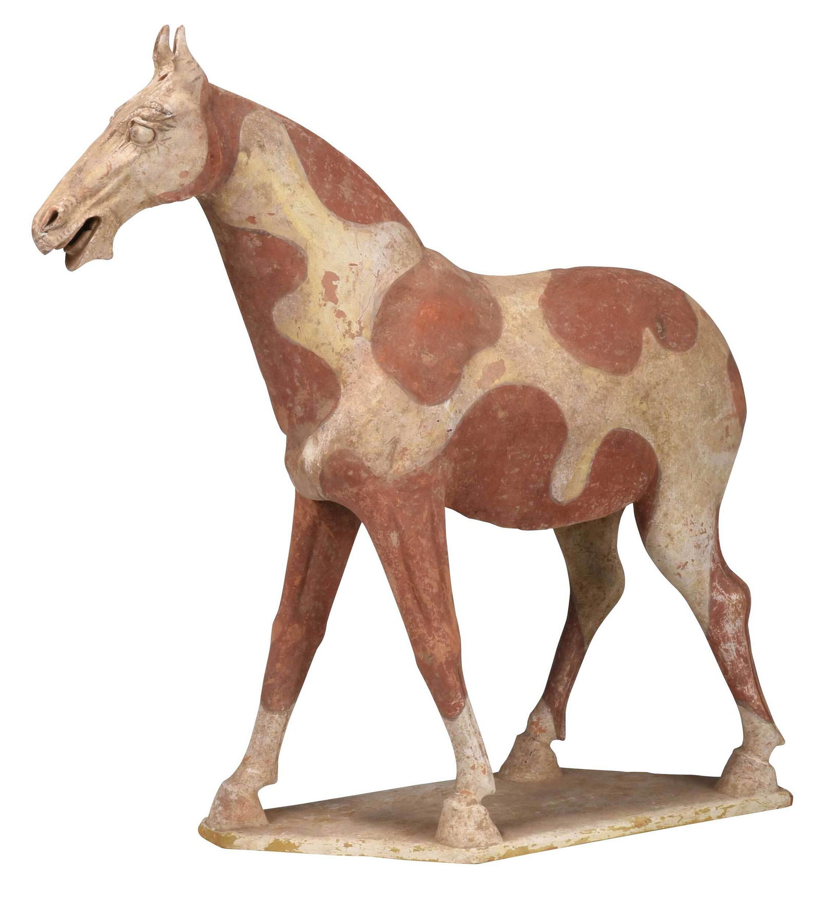 Early Chinese Pottery Painted Horse (1 of 6)