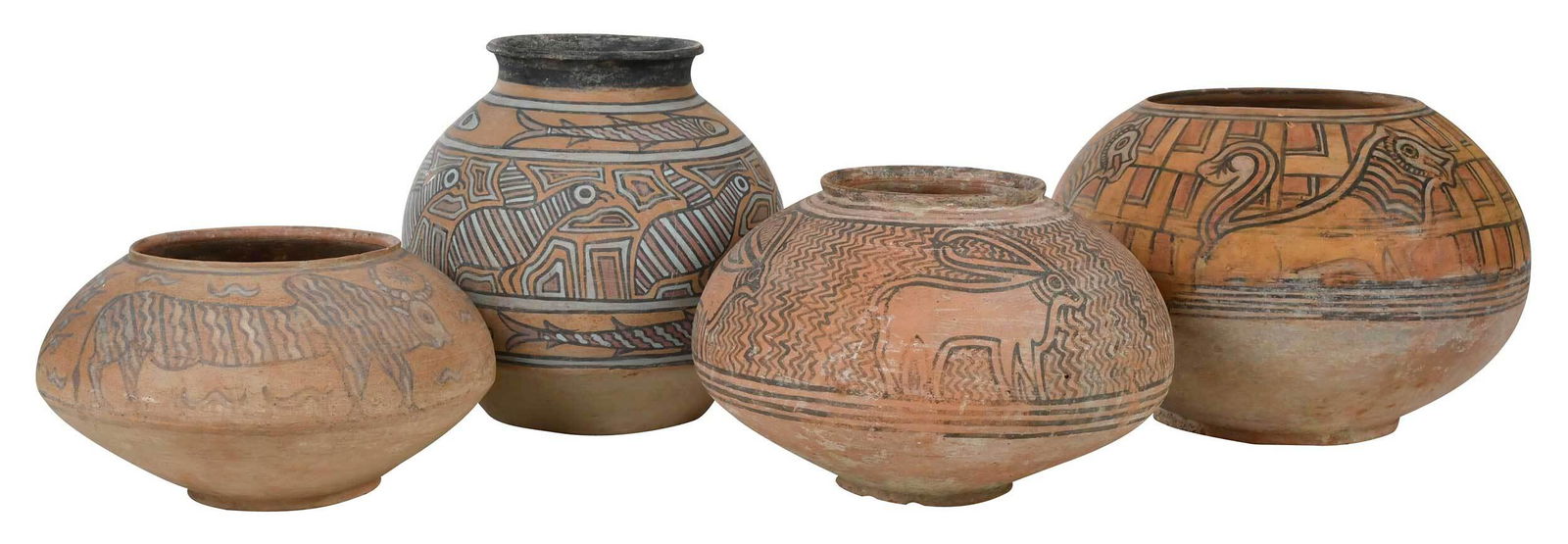 Four Indus Valley Painted Pottery Vessels (1 of 13)