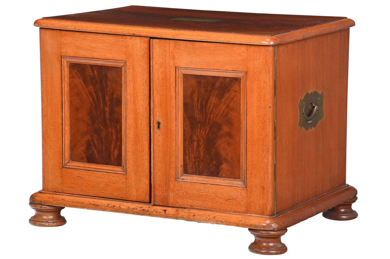 Classical Mahogany Brass Mounted Medals Cabinet (1 of 5)