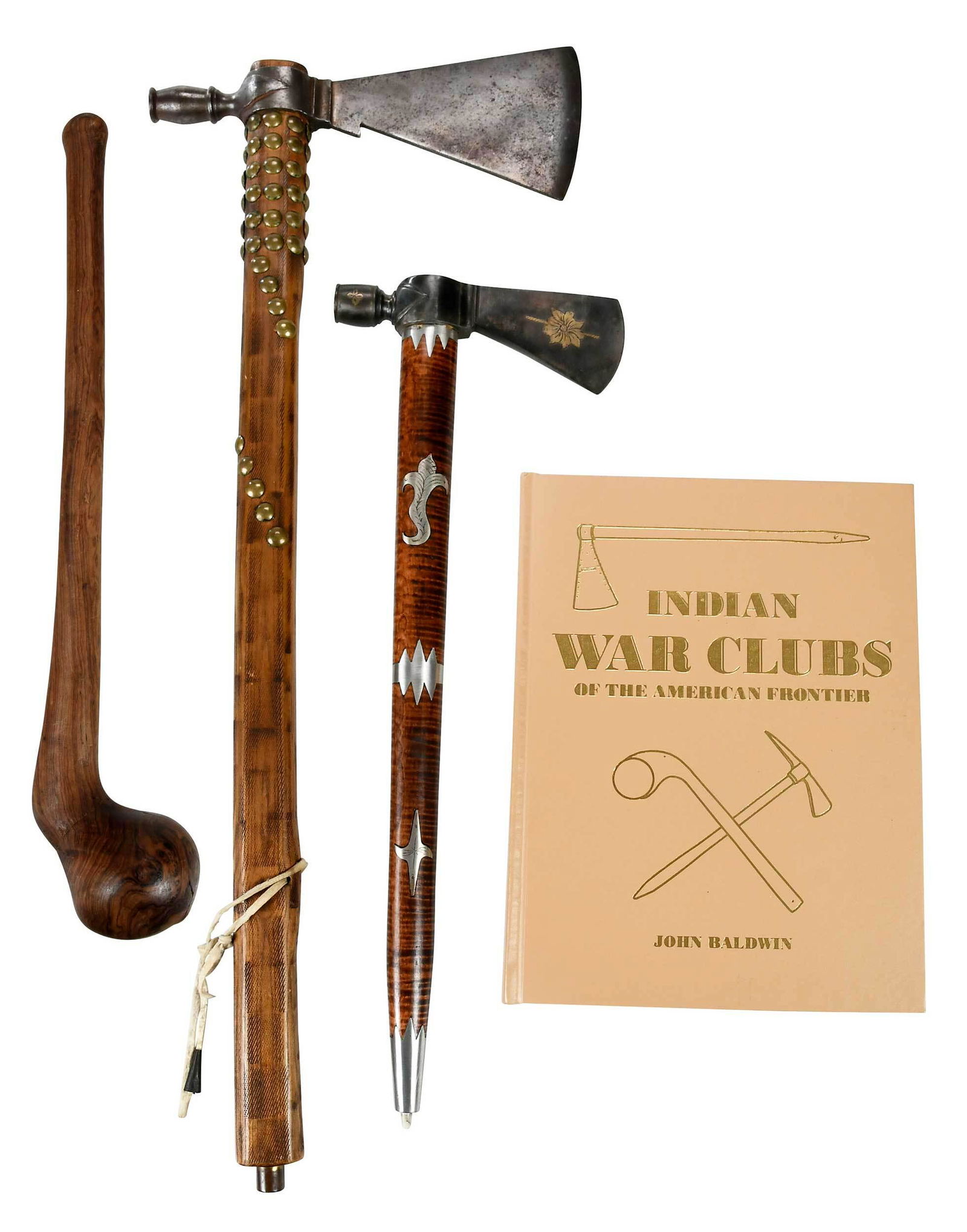 Two Pipe Tomahawks, with Book and Club (1 of 11)