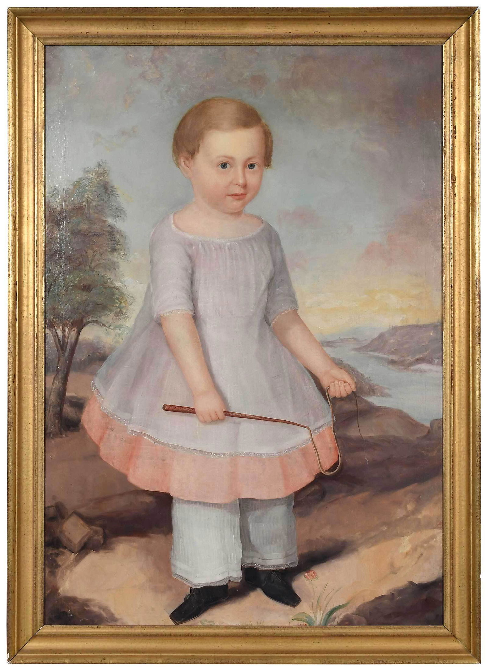 Folk Art Portrait of a Boy with Whip (1 of 7)