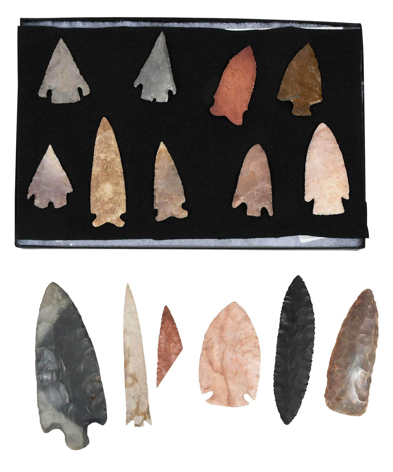 Approximately 50 Arrowheads and Stone Tools (1 of 7)