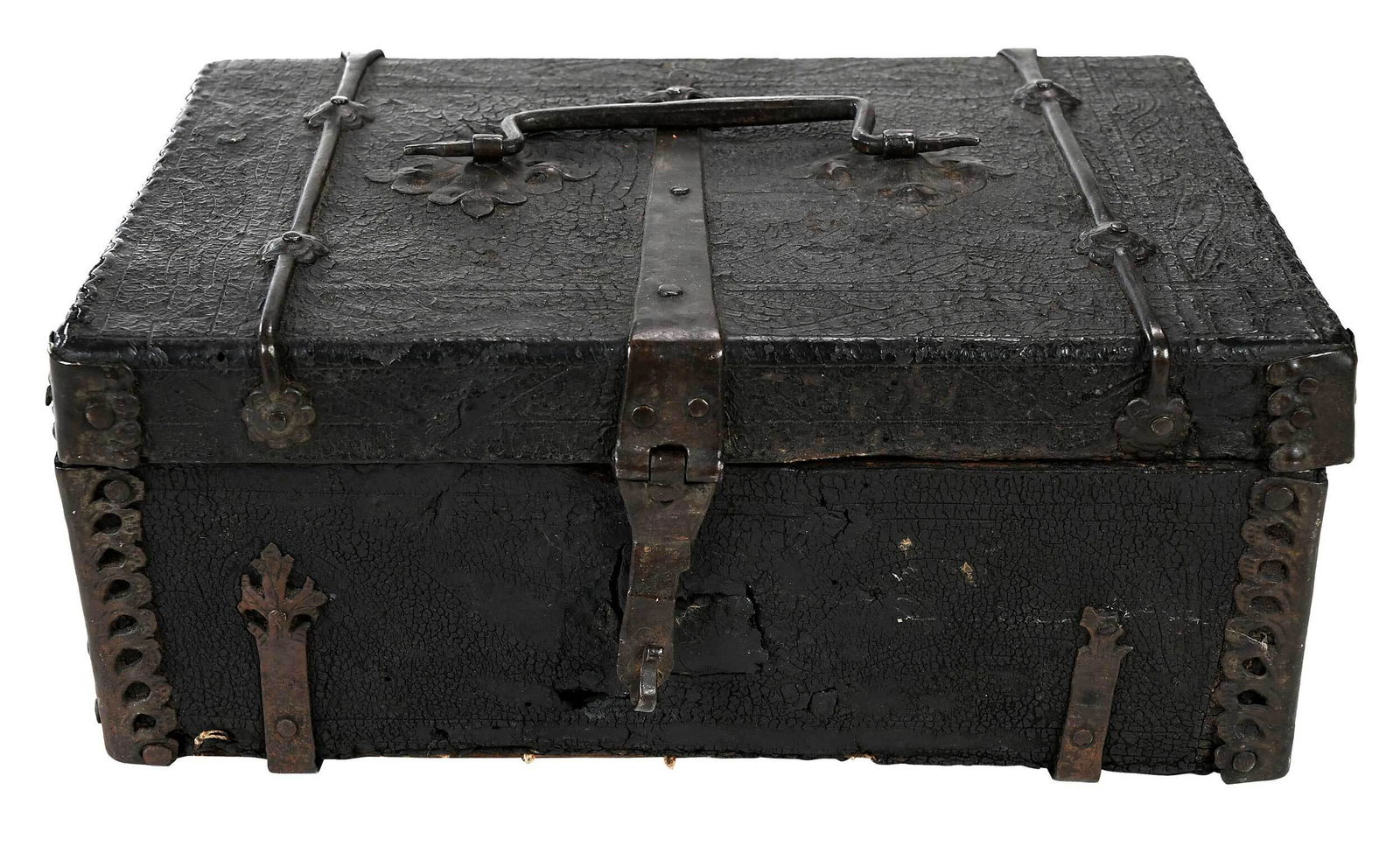 Leather and Ironclad Table Top Box (1 of 8)