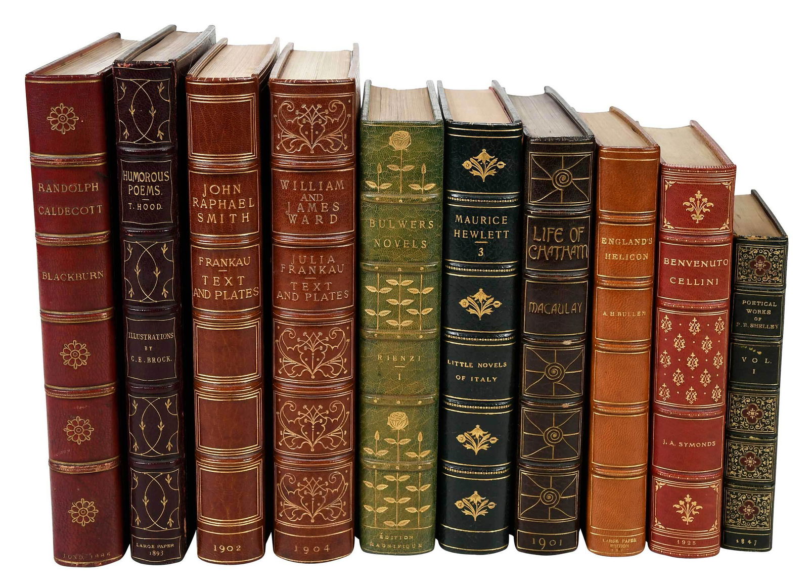 Group of 29 Fine Leather Bindings, Assorted Titles (1 of 20)