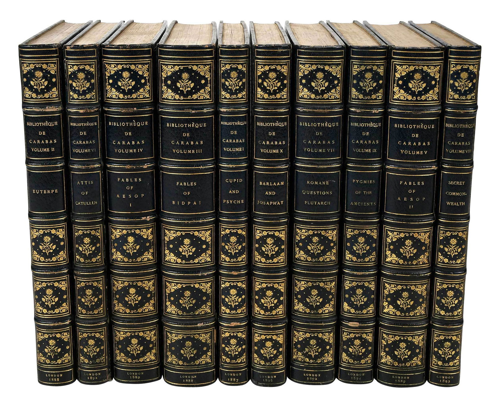 Bibliotheque de Carabas, 10 Volumes (1 of 6)