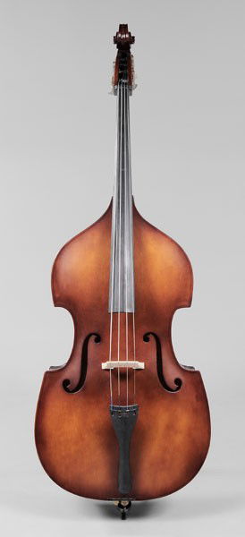 Cremona SB-2 Stringed Bass: modern, three-quarter size, arched back, all-maple construction with ebony fingerboard, 24:1 ratio machine heads, double kerfing to top and back, inlaid purfling, 74 in., with padded nylon bag and adj