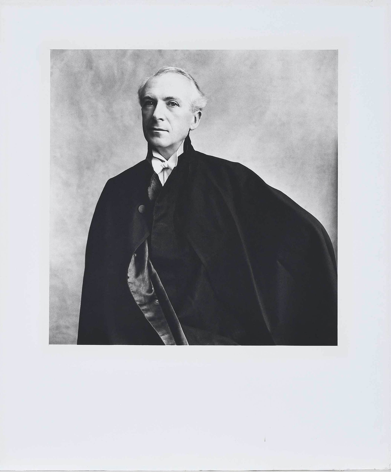 Irving Penn: (American, 1917-2009) Cecil Beaton, 1958, printed 1972, signed, dated, titled, editioned verso 12/15, also extensively stamped and inscribed verso, platinum print, Wiggins-Teague paper flush mounted o