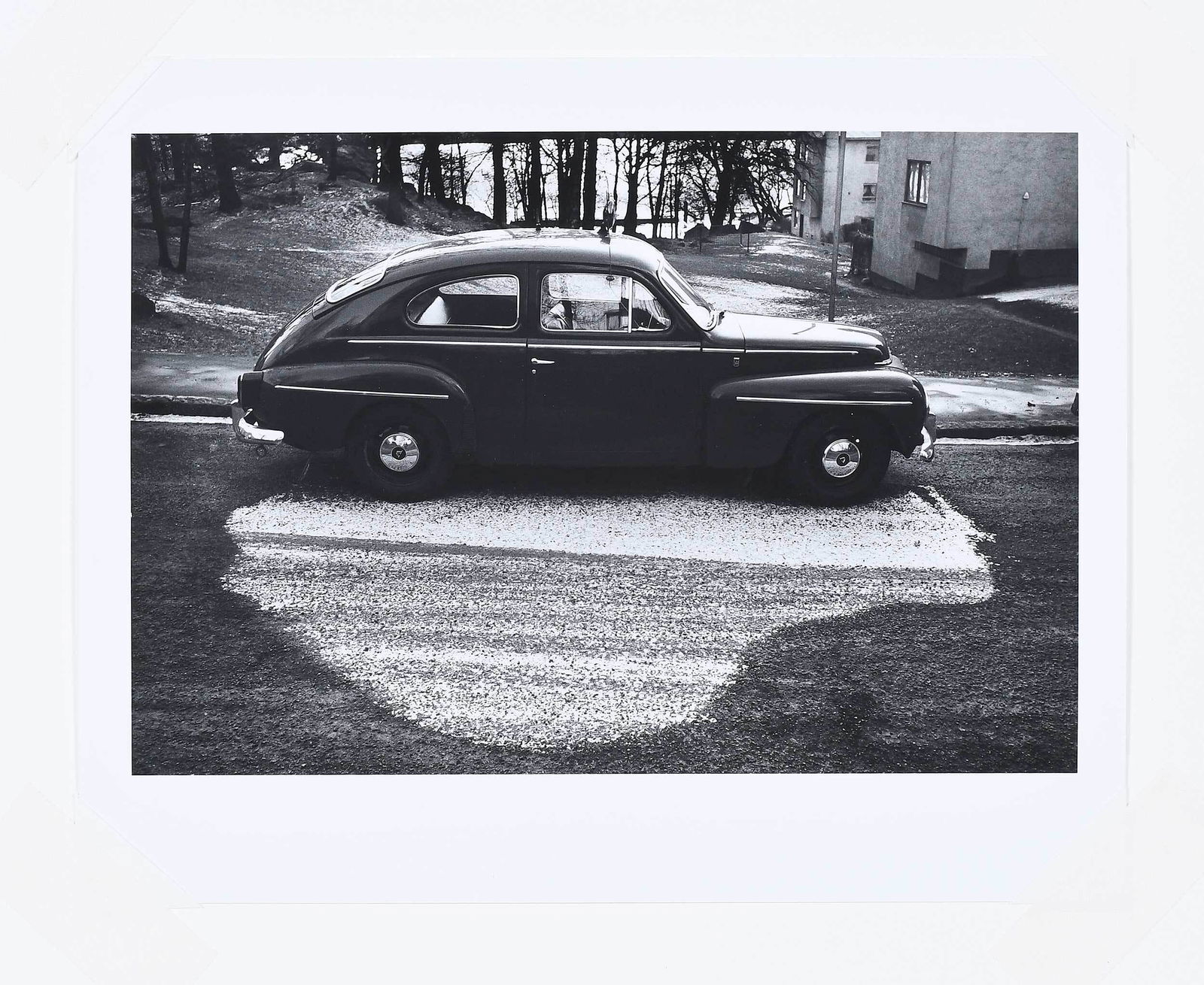 Kenneth Josephson: Stockholm, 1967, signed, titled, editioned 877/1000 print verso, vintage gelatin silver print, image 8 x 10 in.; matted, 14 x 18 in. Provenance: Private Collection, Wisconsin