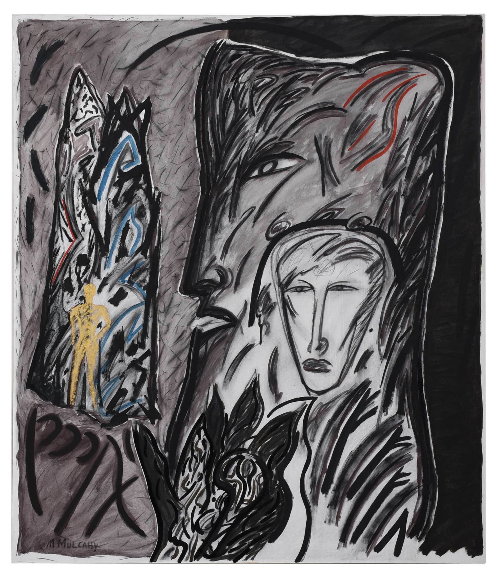 Michael Mulcahy Figurative Abstract Painting (1 of 5)