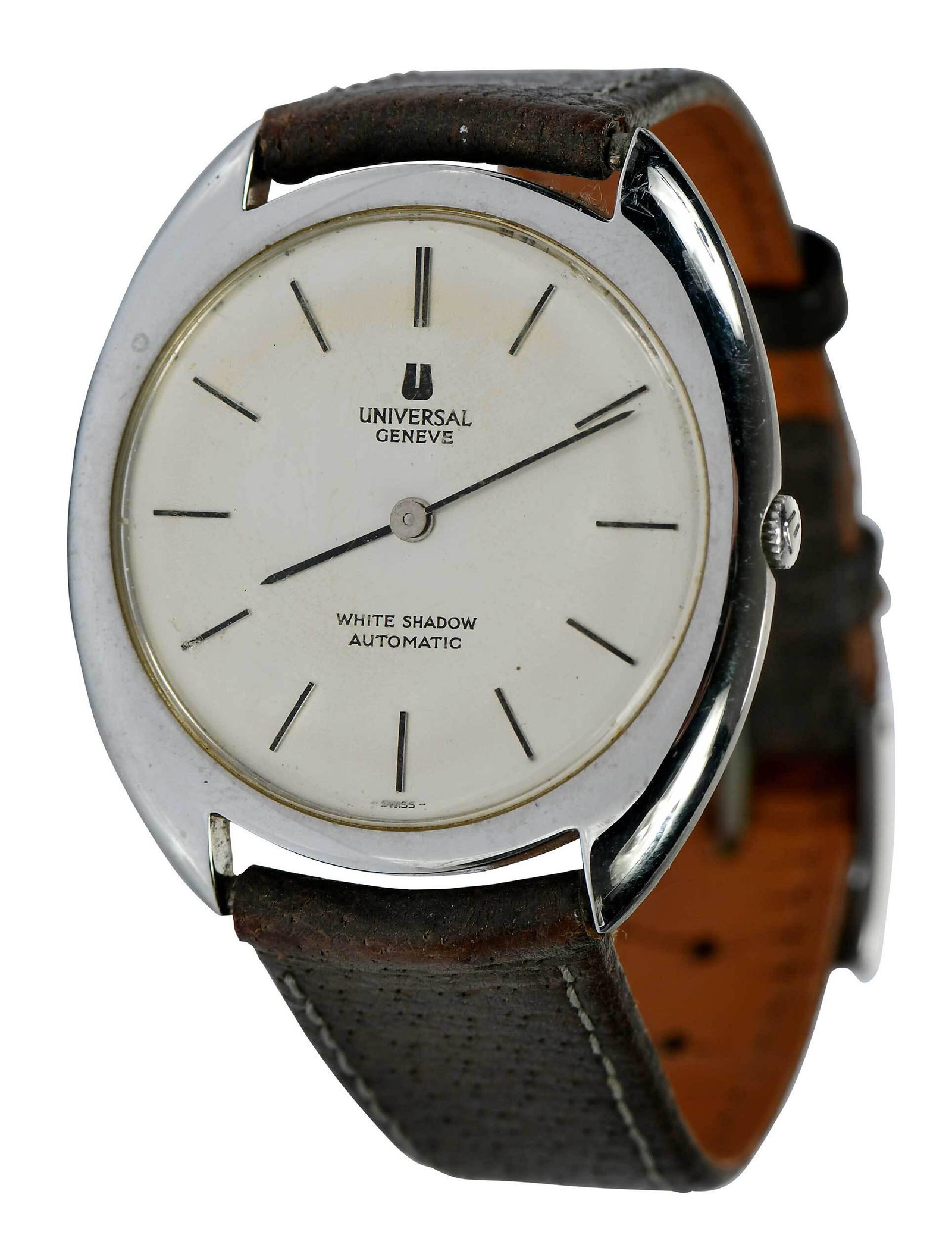 Universal Geneve White Shadow Watch (1 of 9)