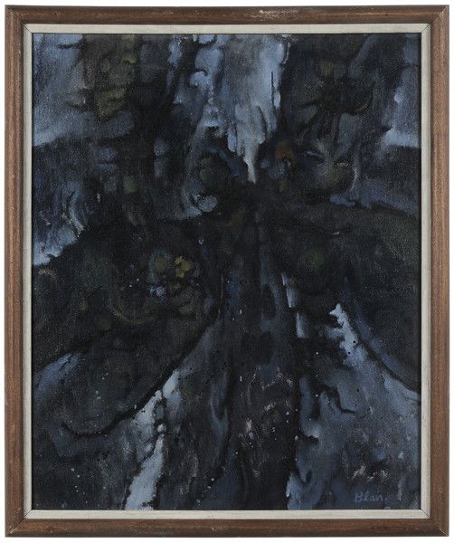 Carl Raymond Blair: (Greenville, South Carolina, born 1932), Garden Glow, signed lower right "Blair" and inscribed and titled verso, oil on canvas, 23-7/8 x 19-3/4 in.; original wood frame, original stretcher and tacking