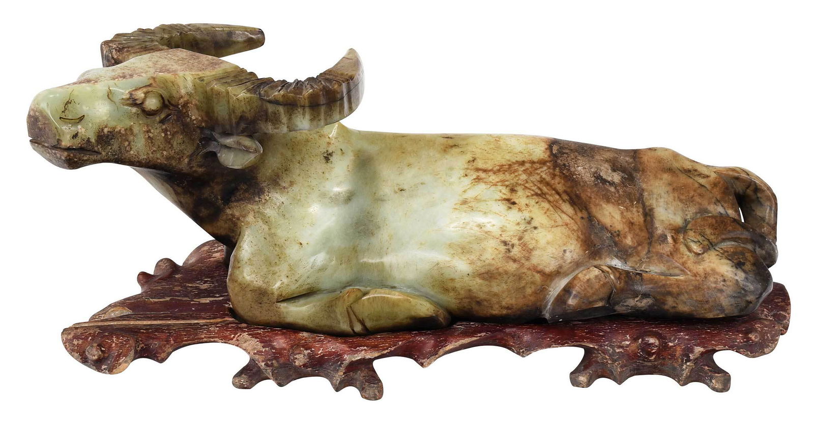 Monumental Chinese Jade Recumbent Water Buffalo (1 of 6)