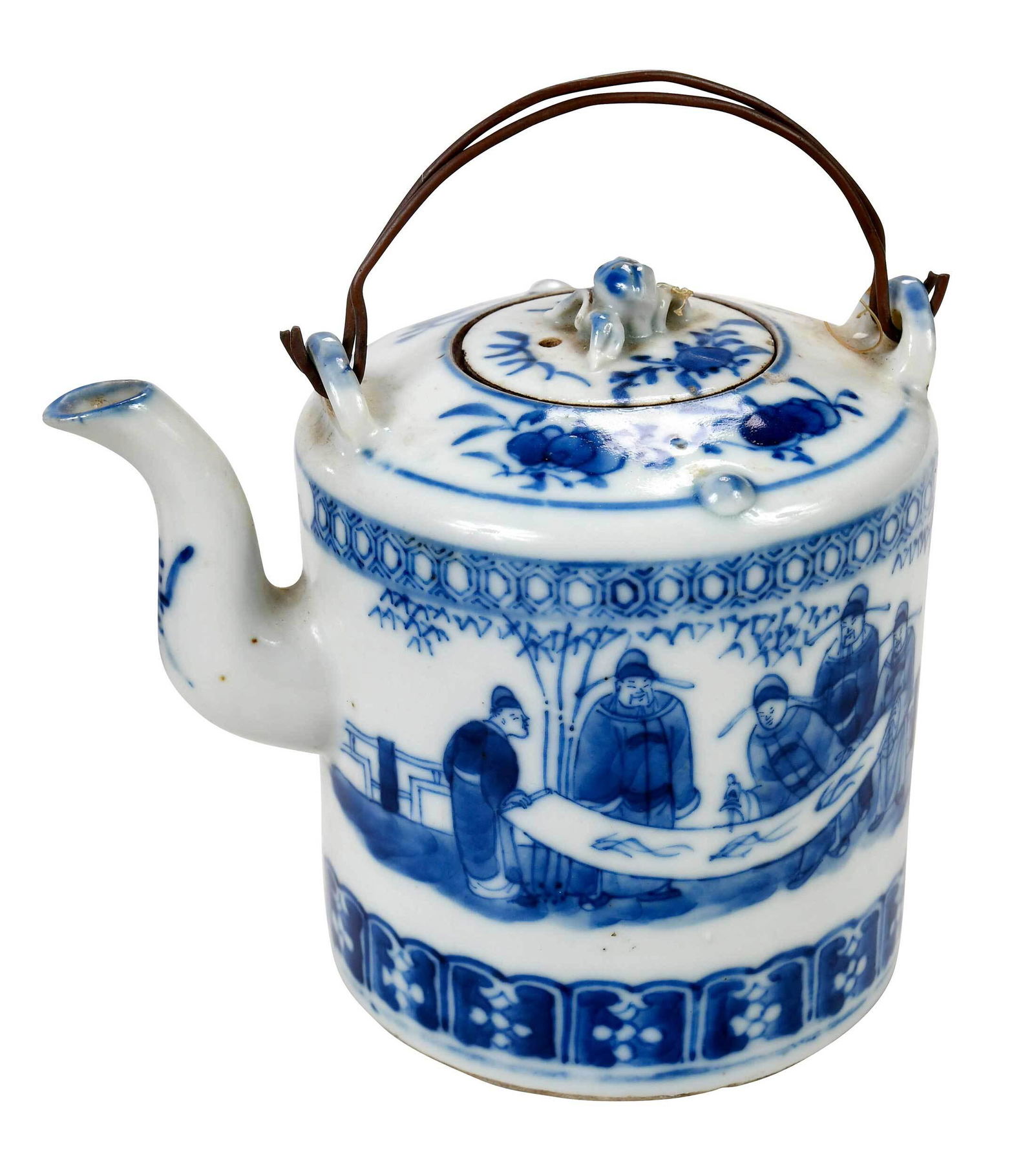 Chinese Underglaze Blue and White Teapot (1 of 10)