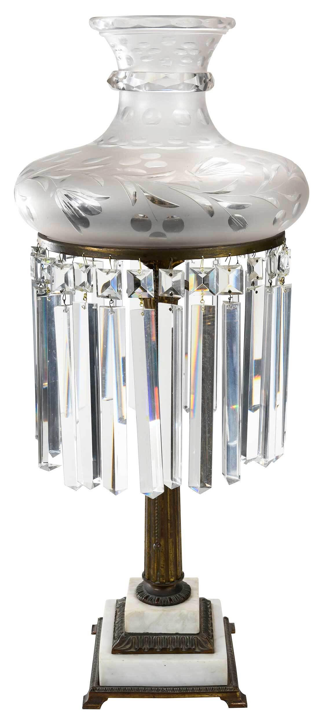 Gilt Bronze and Marble Sinumbra Lamp (1 of 8)