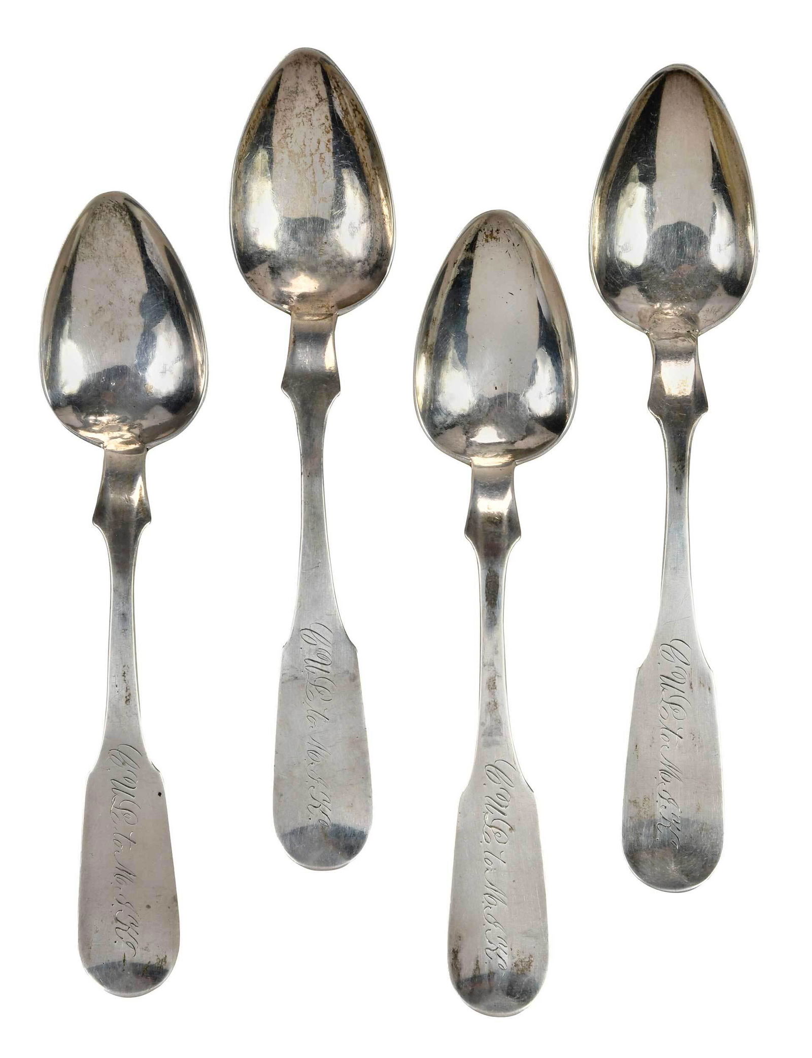 Four Virginia Coin Silver Spoons (1 of 4)