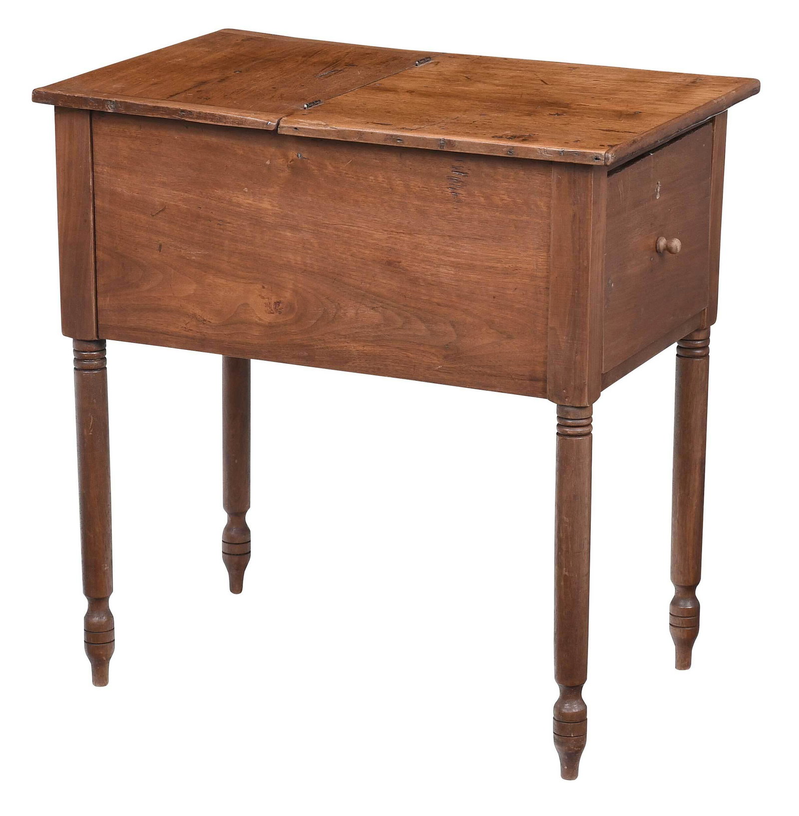 Unusual Southern Federal Walnut Double Sided Sugar Table (1 of 12)