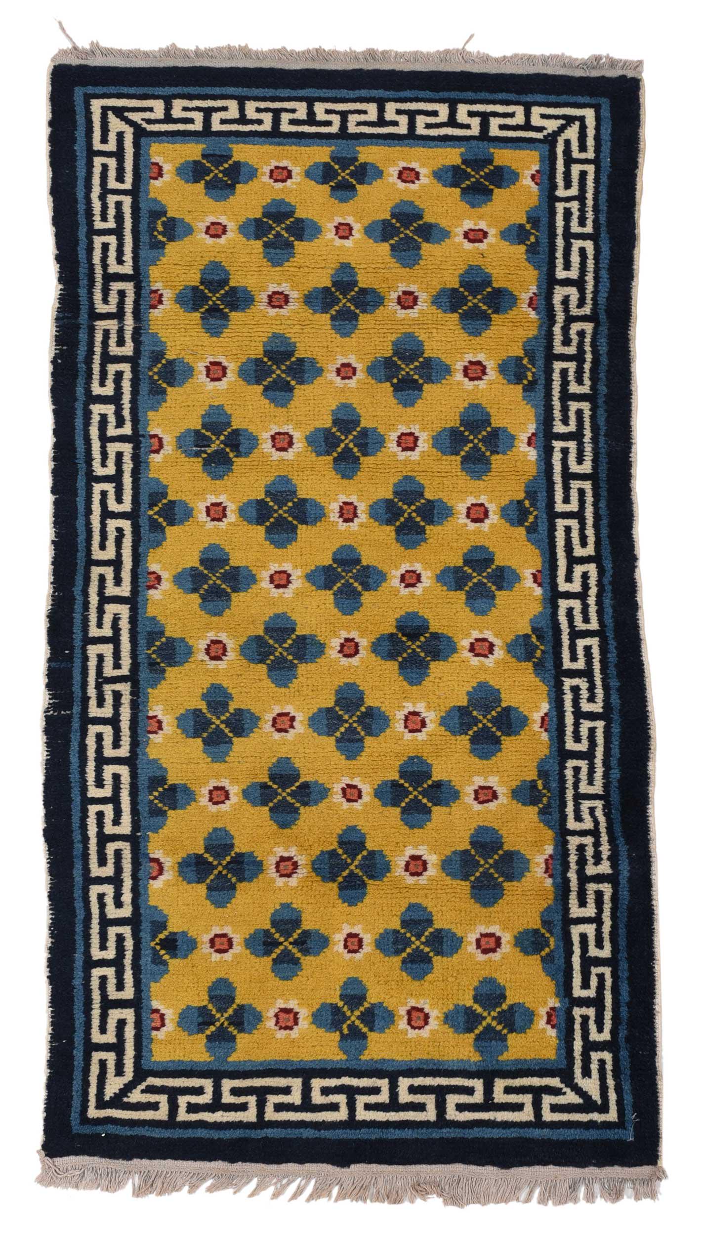Tibetan Hand Knotted Wool Rug (1 of 5)