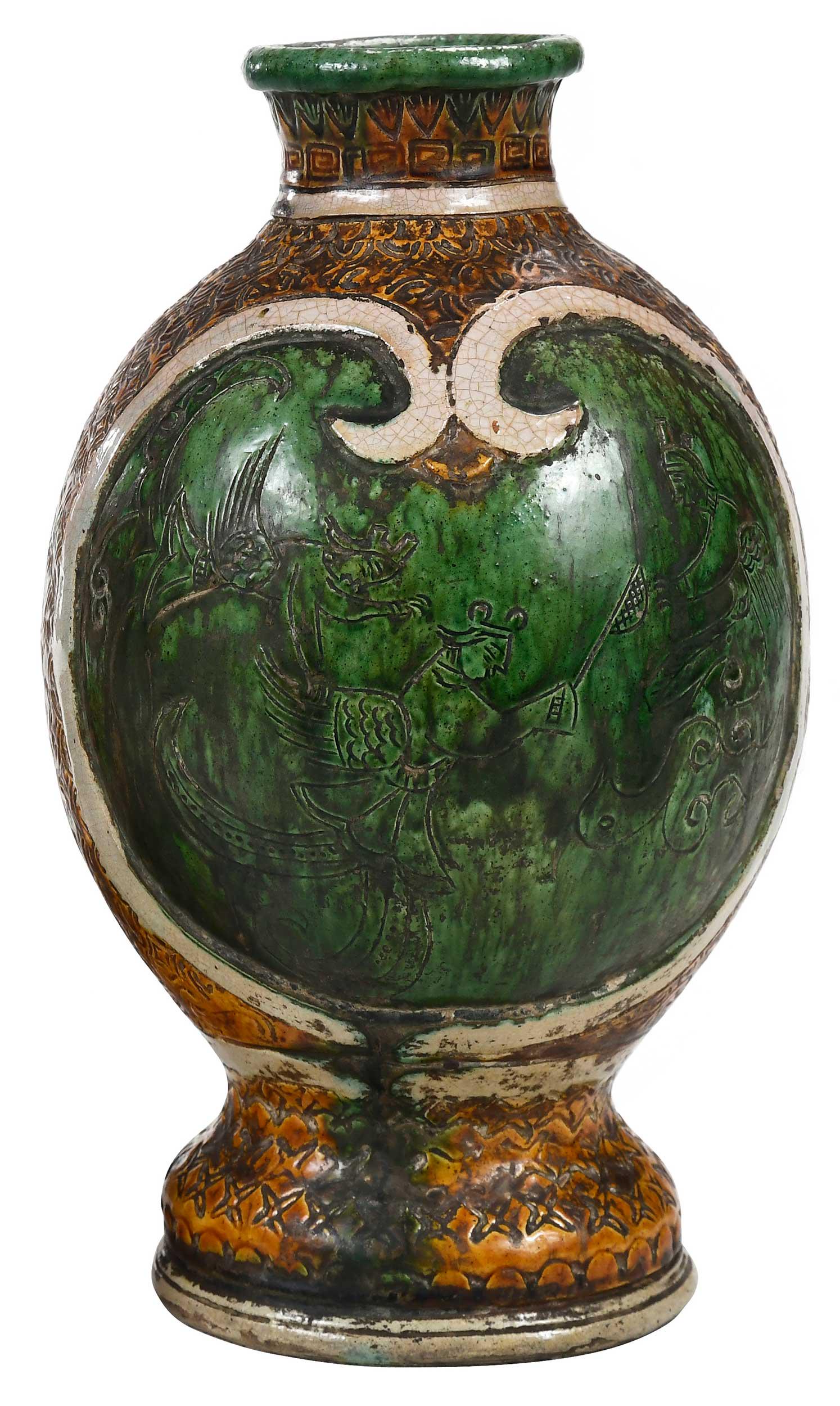 Early Pottery Vessel with Angelic Figures (1 of 6)