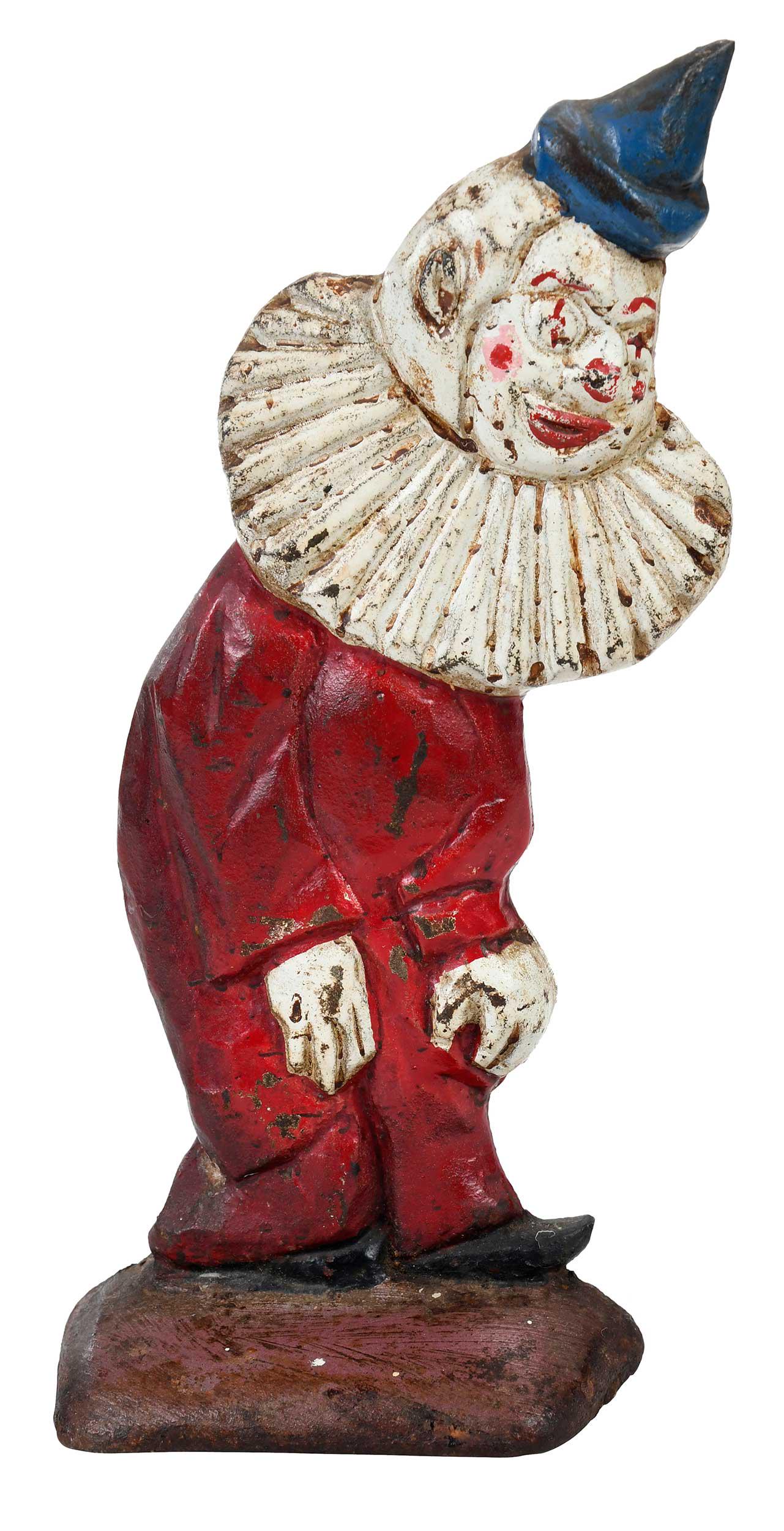 A Cast Iron Clown Doorstop (1 of 8)